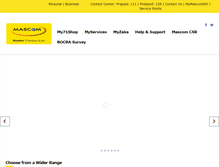 Tablet Screenshot of mascom.bw